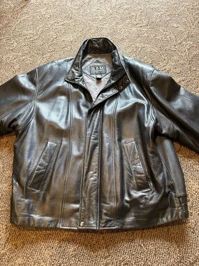 Men's Black Leather Jacket